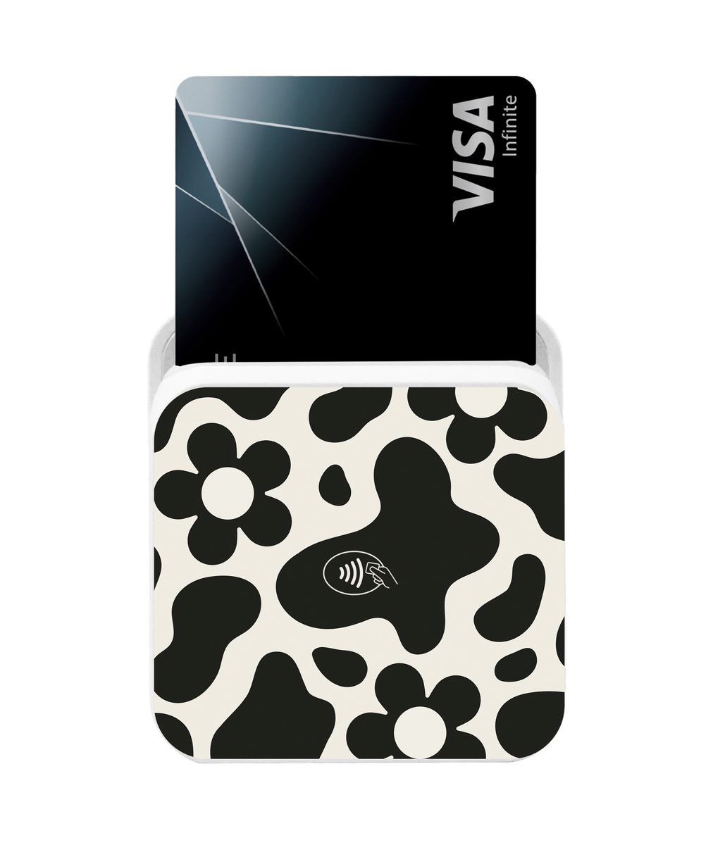 Salon & Spa Credit Card Reader Cow Print GlossGenius GlossGenius